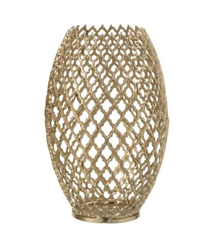 Vase Déco en Métal Night 39cm Doré