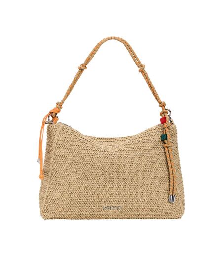 Sac à Main Desigual Half Logo Raffia Leiria