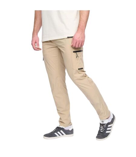 Pantalon Puretor Homme Beige Gris Duck And Cover