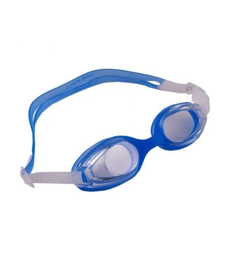 Childrens/kids Sandy Swimming Goggles White Blue Crowell