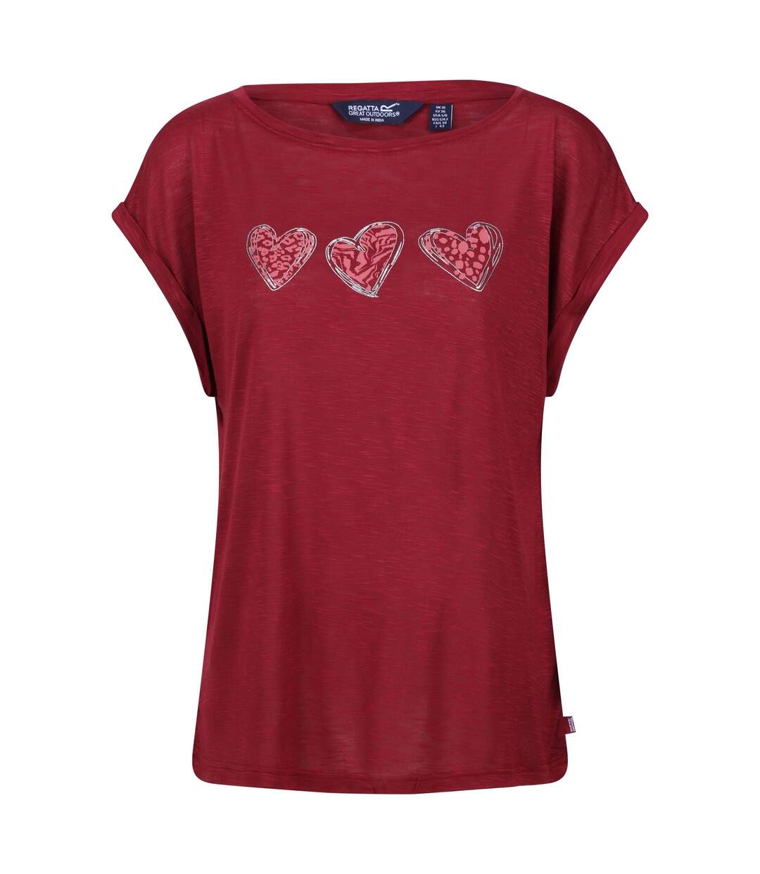 T-shirt roselynn femme cabernet Regatta-1