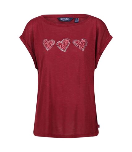 Regatta - T-shirt ROSELYNN - Femme (Cabernet) - UTRG9501