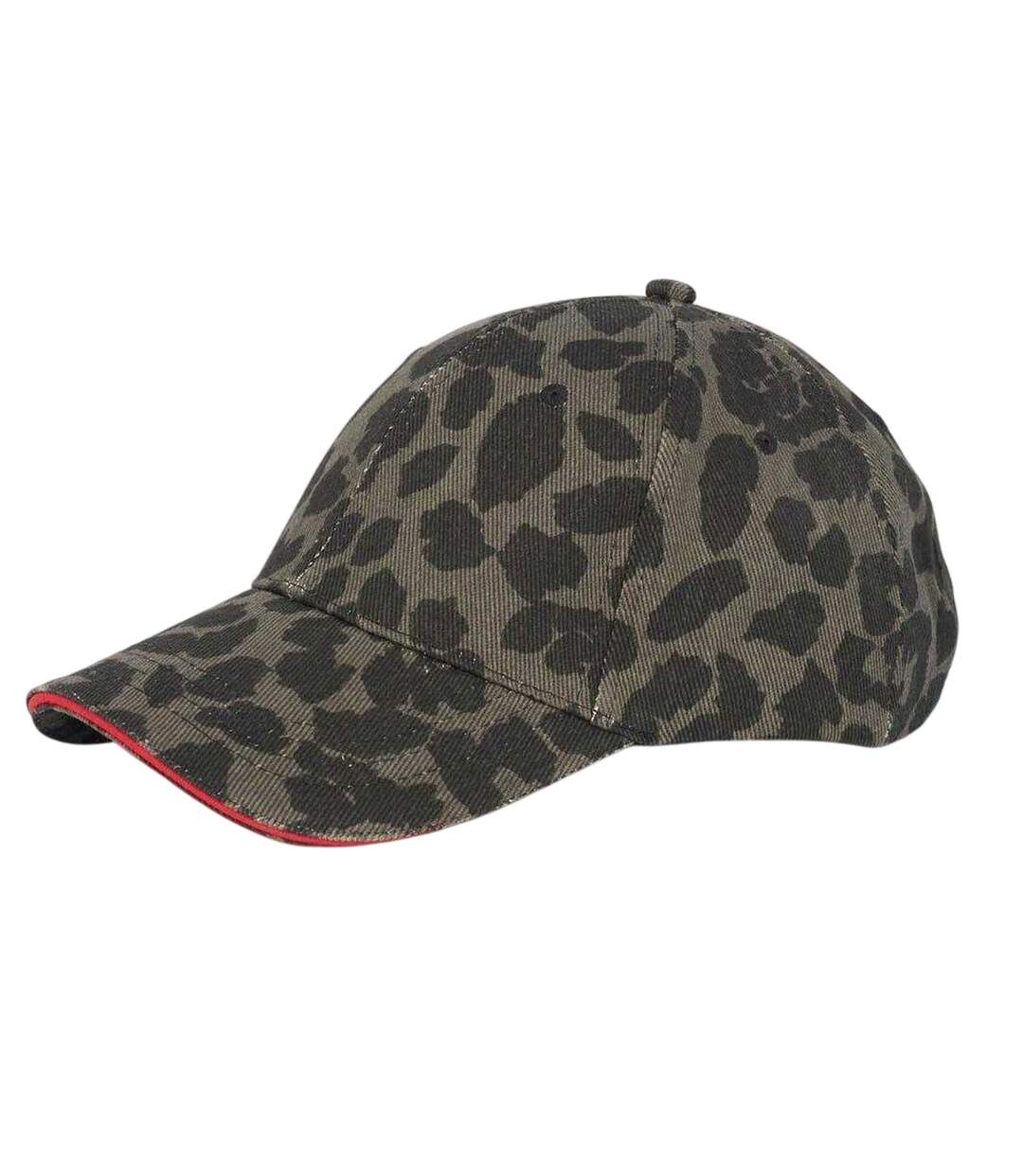 Casquette De Baseball Décontracté Motif/style Imprimé Léopard Homme Noir Argenté Imprimé Léopard Brave Soul-2