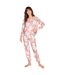 Haut Manches Longues Motif/style Floral Femme Rose Imprimé PJ Salvage-4