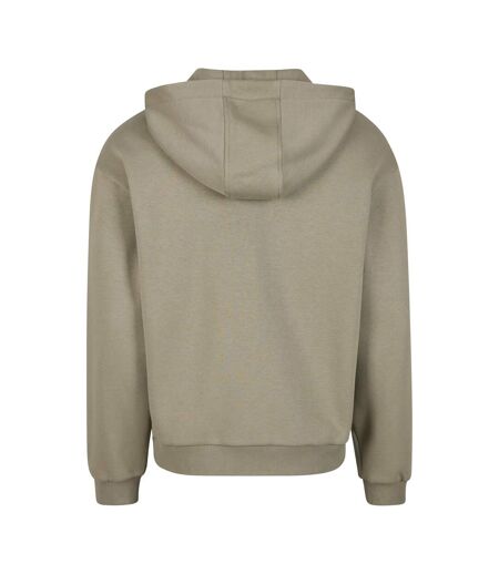 Sweat À Capuche À Fermeture Éclair Pour Hommes Olive Pâle Build Your Brand