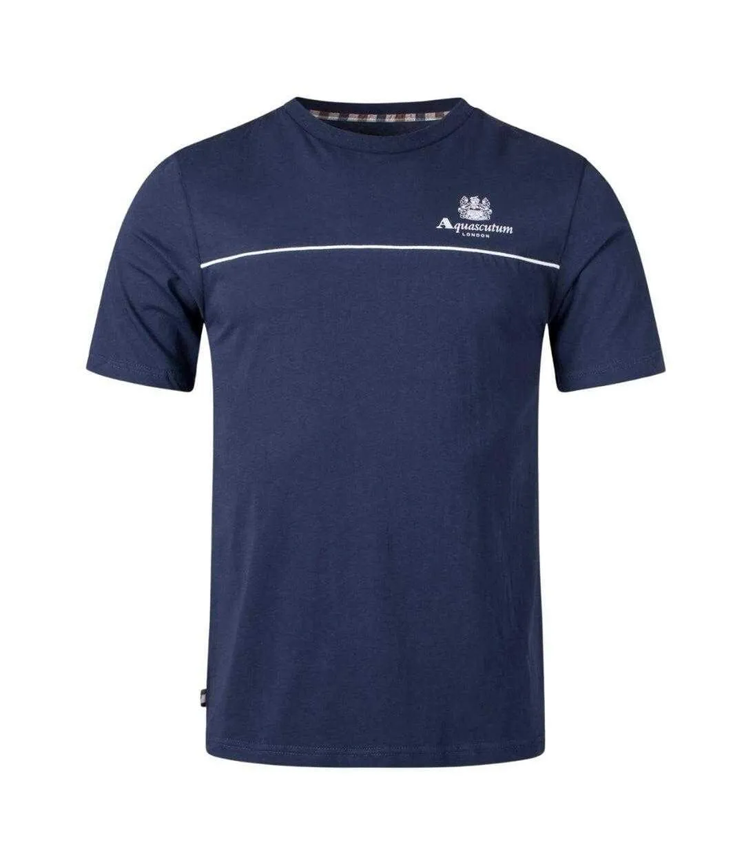 T-shirt Homme Bleu Marine Aquascutum-1