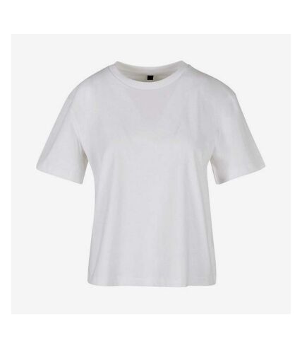 Build Your Brand Womens/Ladies Oversized T-Shirt (White) - UTRW8940