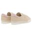 Womens/ladies Logo Leather Trainers Off White Lacoste-2