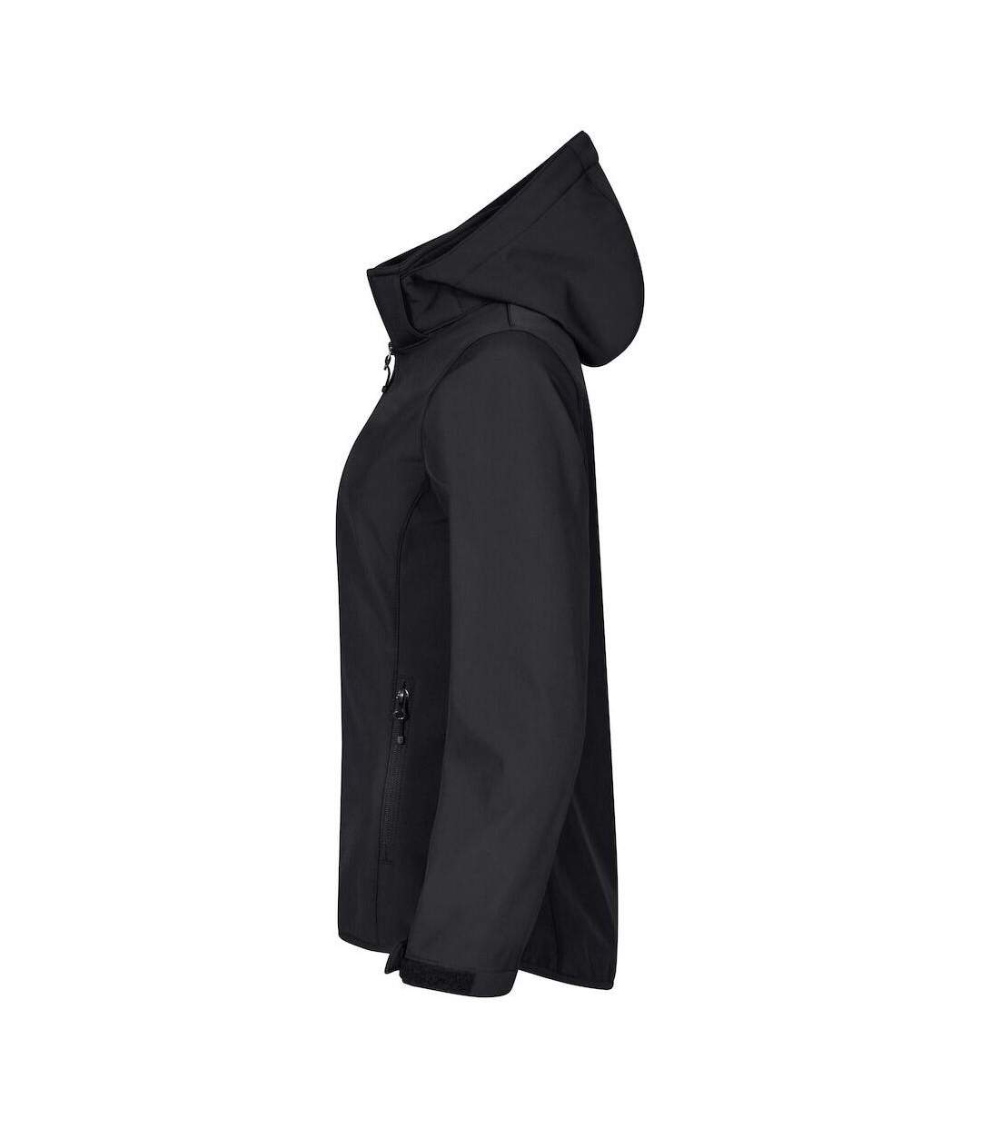 Veste Softshell Classic Femme Noir Clique-4