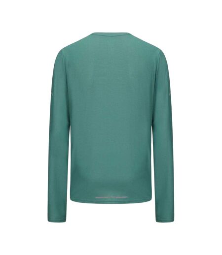 Mens Reflective Detail Long-sleeved T-shirt Spruce Green Karrimor