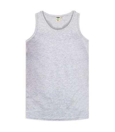 Duke Mens Fabio-1 Kingsize Muscle Vest (Grey Melange) - UTDC171