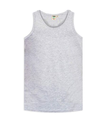Duke Mens Fabio-1 Kingsize Muscle Vest (Grey Melange) - UTDC171