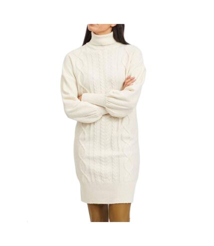 Robe en maille Écru Femme Vila BECKS - L