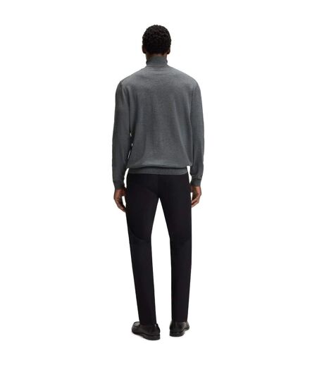Mens Musso-p Jumper Medium Grey Boss
