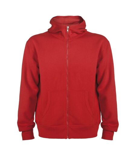 Veste à capuche montblanc adulte rouge Roly