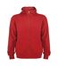 Roly Unisex Adult Montblanc Full Zip Hoodie (Red)