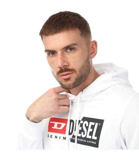 Sweat à capuche s-girk cuty felpa homme blanc Diesel