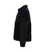 Mens Sherpa Recycled Fleece Jacket Black Front Row-4