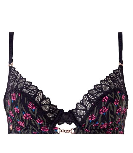 Soutien-gorge corbeille noir Delphine