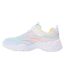 Girls Litestyles Trainers White Green Black Skechers-2