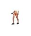 Womens/ladies Thebe Magugu Striped Cycling Shorts Orange Beige Adidas-1