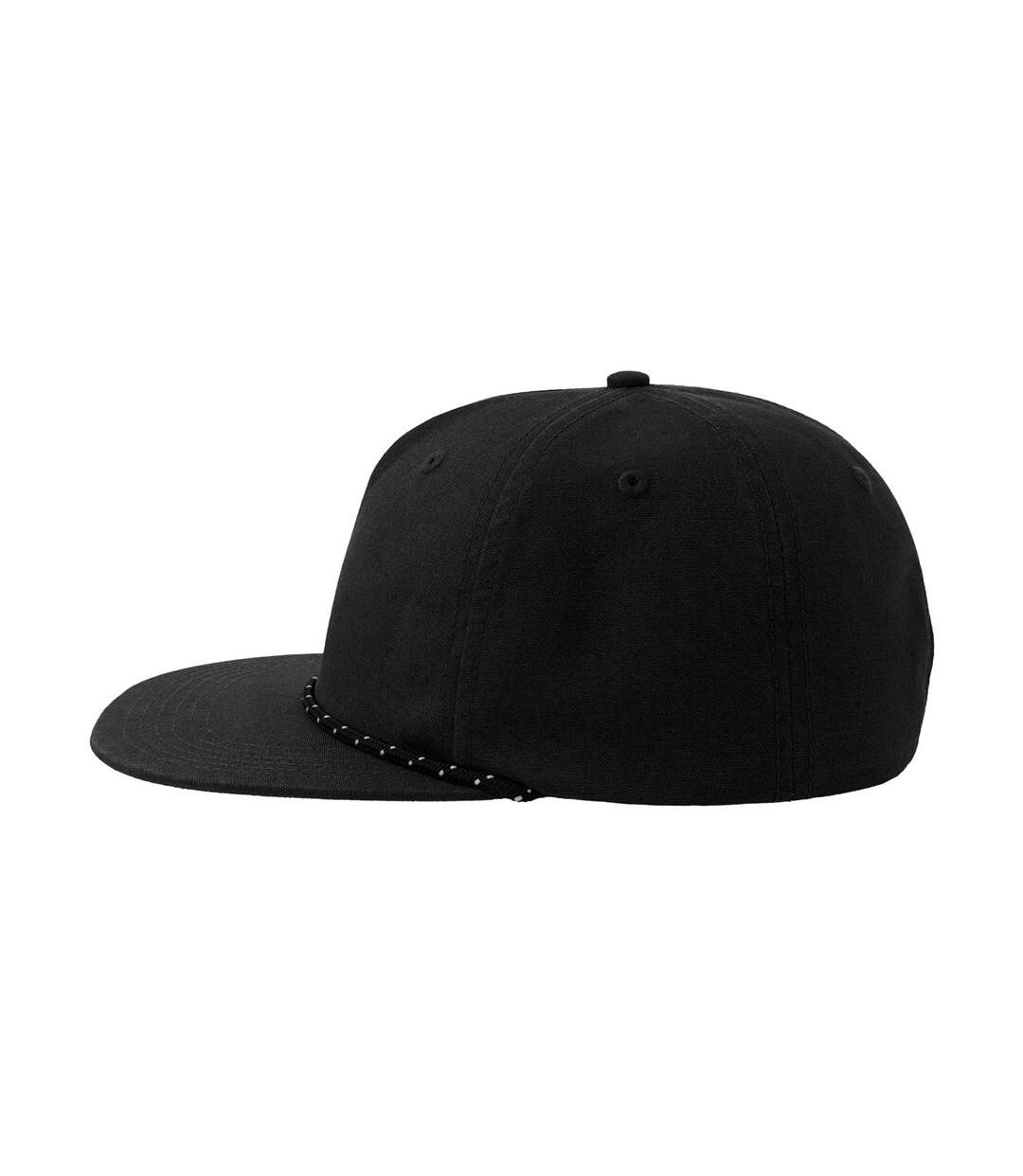 Casquette Motif/style 5 Panneaux Adulte Noir Atlantis-3