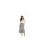 Jupe Droite Tanne Femme Vert De Gris Vero Moda-1