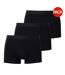 Lot De 3  Boxers Motif/style Logo Homme Noir Boss-2
