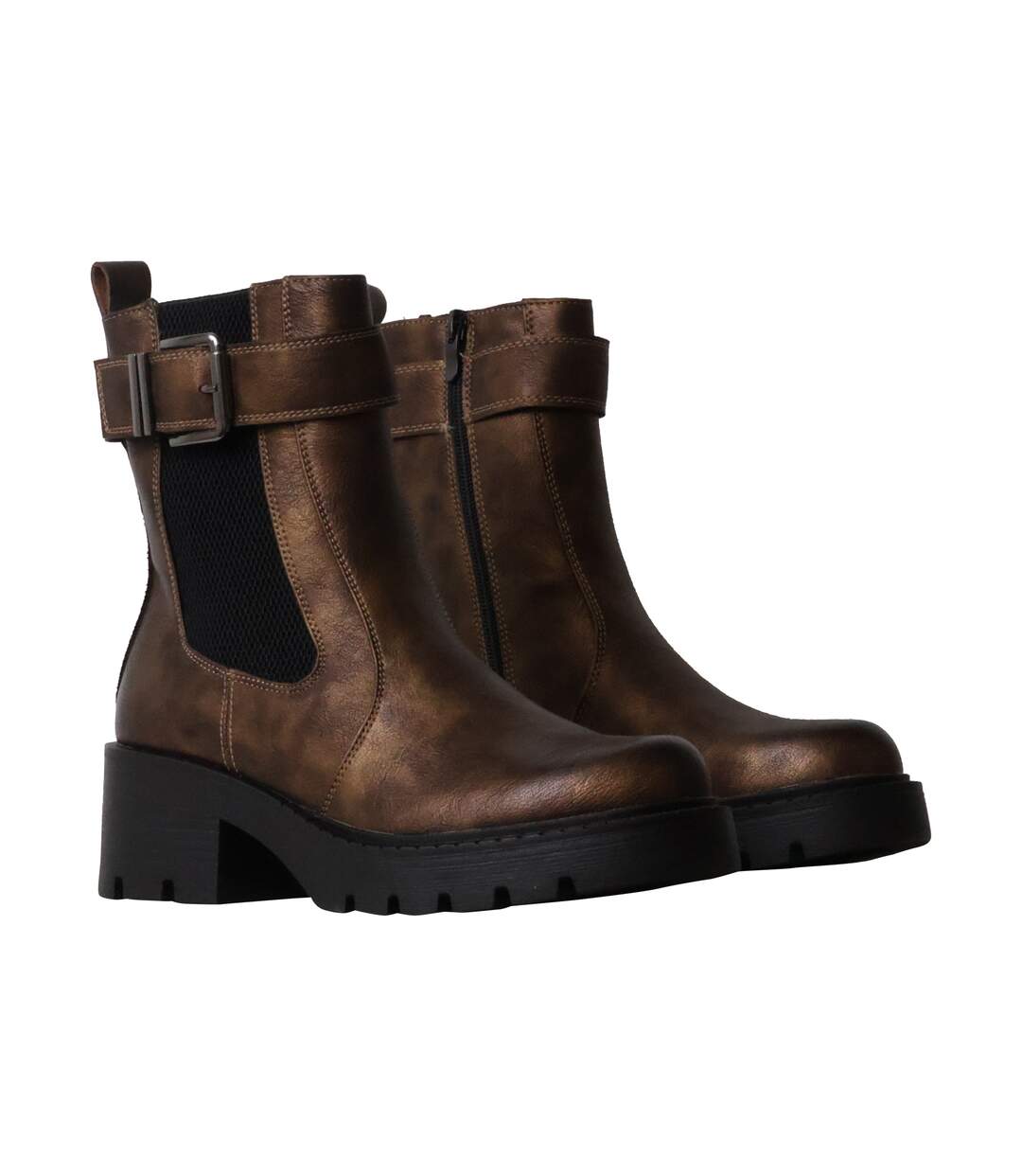 Bottines à Zip Super Mode-3