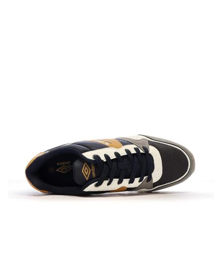 Baskets blanc/marine/camel homme umbro 973590