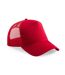 Casquette trucker adulte rouge classique Beechfield