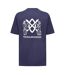 T-shirt Manches Courtes Motif/style Logo Courbé Partu Homme Gris Daily Paper-3