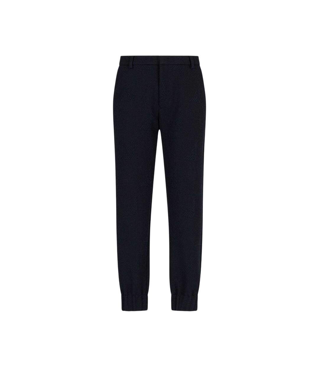 Mens Polyester Blend Tonal Trousers Navy Emporio Armani EA7-2
