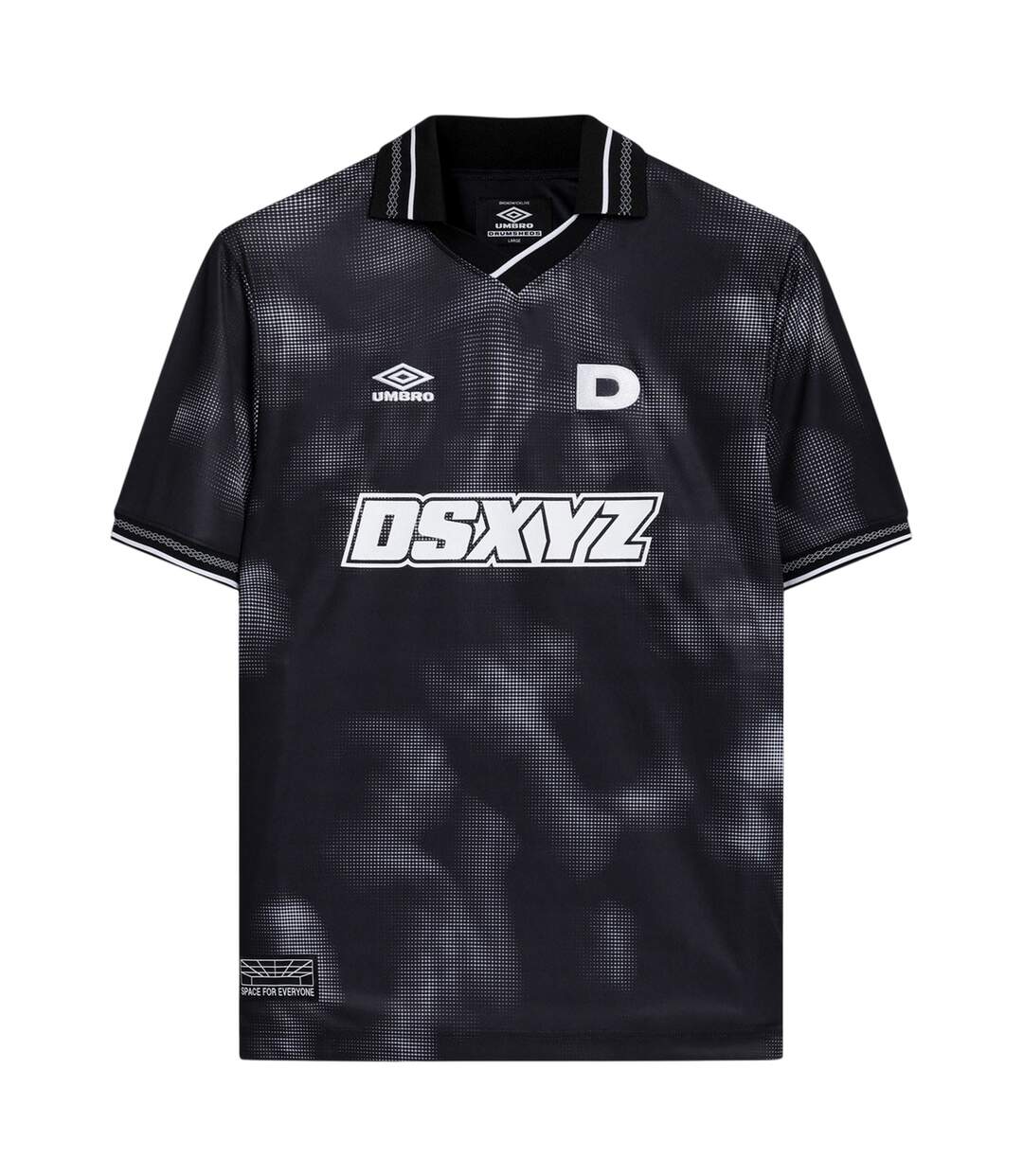 Unisex Adult Drumsheds Football Shirt Grey Black Umbro-1