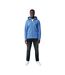 Unisex Adult Abisko Recycled Cotton Full Zip Hoodie Heather Blue Iqoniq-1