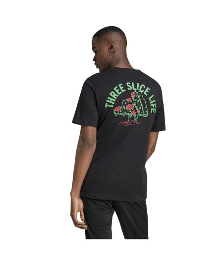 T-shirt Motif/style Pizza Homme Noir Adidas