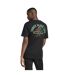 T-shirt Motif/style Pizza Homme Noir Adidas-3