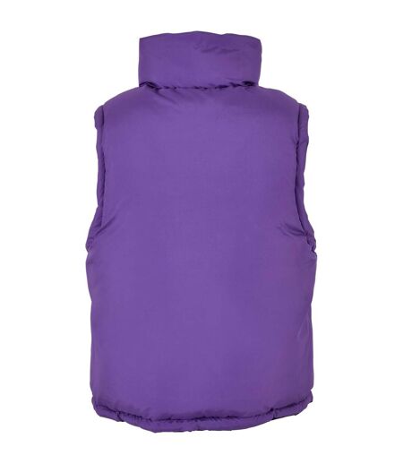 Doudoune Sans Manches Femme Noir Violet Urban Classics