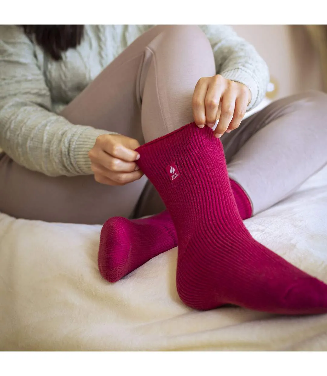 Heat Holders - 6 paires de chaussettes thermiques d'hiver épaisses pour dames-5
