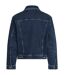 Mens Embroidered Logo Comfort Denim Jacket Blue Replay-2