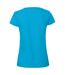 Womens/ladies Ringspun Premium T-shirt Azure Blue Fruit Of The Loom-2