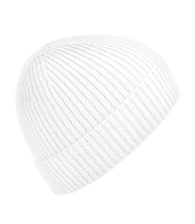 Bonnet tricoté engineered blanc Beechfield