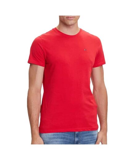 T-shirt rouge  homme tommy hilfiger tjm xslim - l