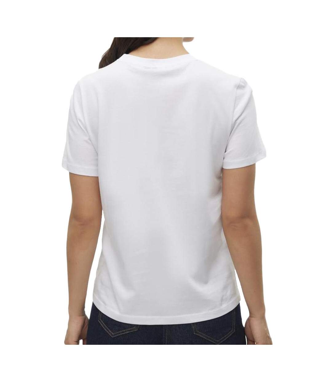 T-shirt Blanc Femme Vero Moda Paulina - L