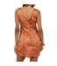 Robe Courte Motif/style Abstrait Femme Orange Brave Soul-3