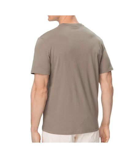 Lot de 2 t-shirts blanc/taupe homme calvin klein jeans ss badge