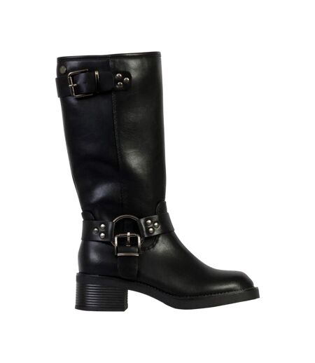 Bottes à Talon à Zip Xti
