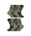 12 Pair Mens Soft Lambswool Honeycomb Top Argyle Patterned Socks-1