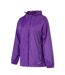 Womens/ladies Packaway Waterproof Jacket Purple Gelert-3