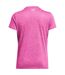 T-shirt Manches Courtes Motif/style À Nœud Femme Rose Blanc Under Armour-3